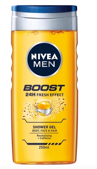 NIVEA MEN BOOST DOUCHEGEL 250ML